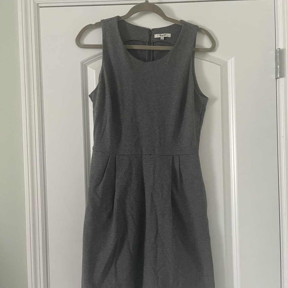 Madewell Gray Sleeveless Dress
